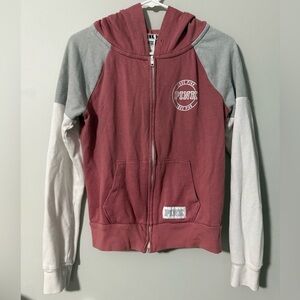 VS PINK colorblock Zip Up